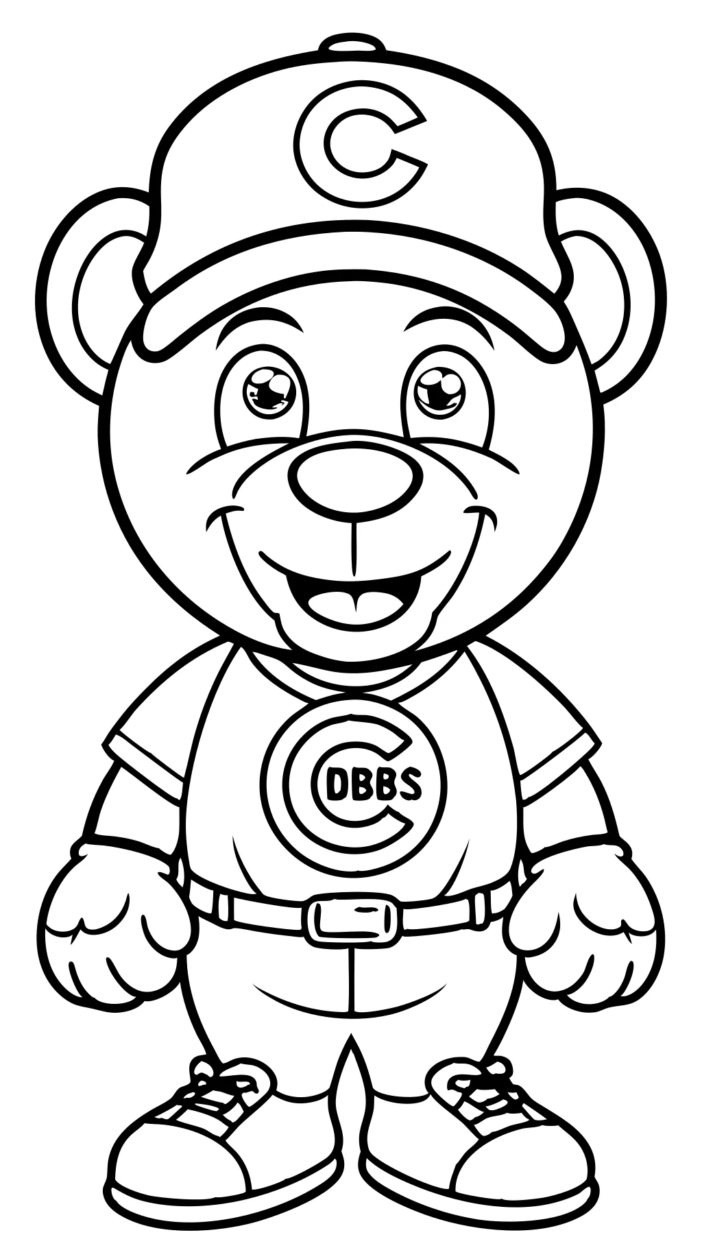 chicago cubs coloring pages